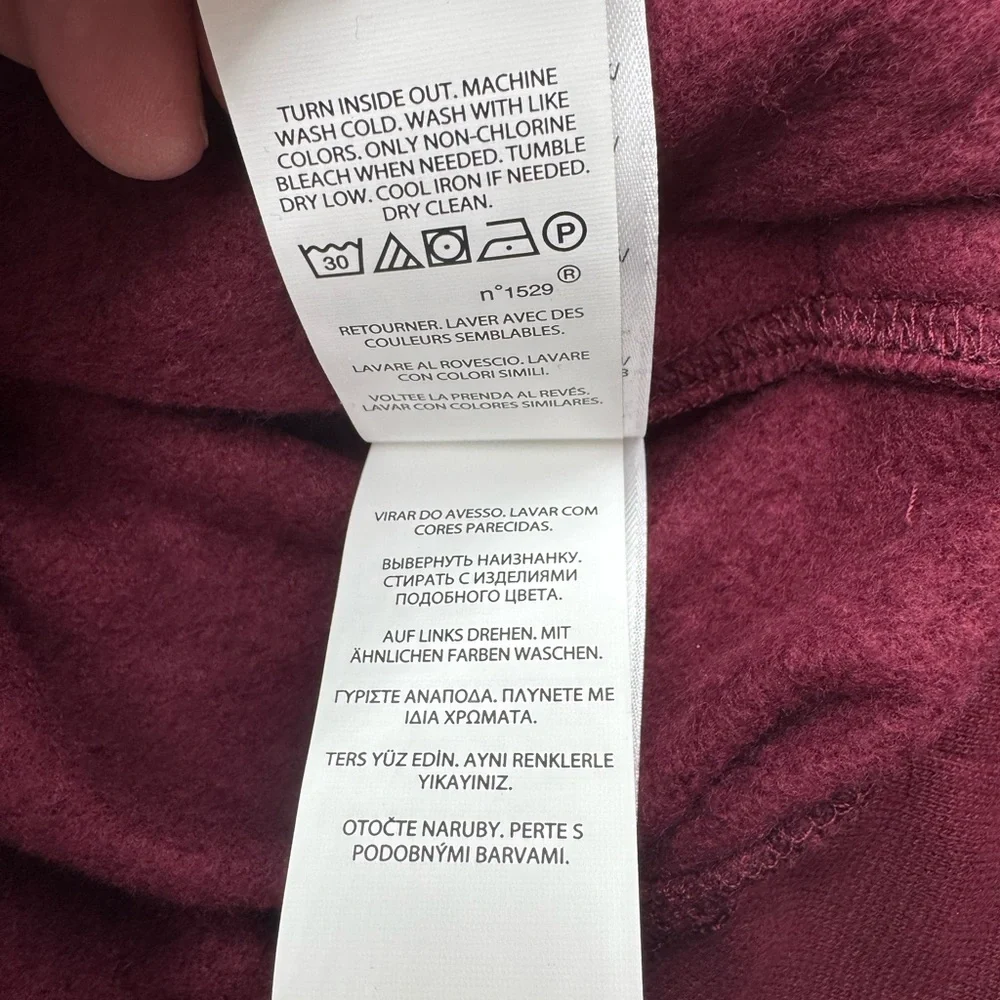 Polo‎ Ralph Lauren Maroon Hoodie with Embroidered 3 Pony Graphic, Size XL